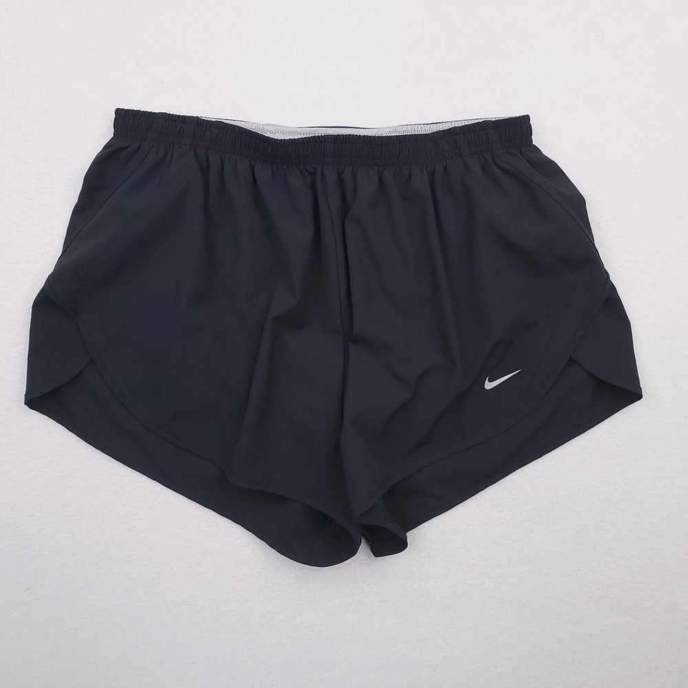 Nike Running Shorts Womens Extra Large Black Lined Training Gym Cross Country